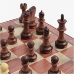 체스배우기 체스입문 교실 공부 유아 휴대용 자석 체스판 말판 방과후학습 : 꽁 지 마 켓