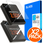 어반스티치 2.5DX 강화유리 액정보호필름 갤럭시Z 플립7, 2매입 : 어반스티치