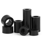 스탠드오프 와셔 직경 5mm 18mm 검정색 ABS 나사산 없는 나일론 스페이서 플라스틱 : 가우시안월드
