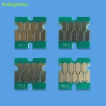 F6270 카트리지용 컬러 F7070 번호가 새로운 엡손 741X F9270 원타임 7414 일련 있는 F9370 F6070 7411 잉크 BKCMY : 7days어라운드마켓
