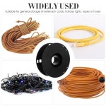 가넥 헤비 듀티 연장 7.86인치 보관 포함 와이어 코드 릴 또는 스풀 카라반 휴대용 이더넷 호스 로프 와인더 릴 캠핑 로프 정리함 휠 에어 케이블... 