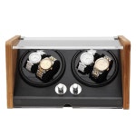 와치 와인더 2구 기계식 원목 손목시계 보관함 시계거치대 정리함 대나무+은(4) : 보라몰리