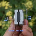 35MM 35BYG NEMA 스테퍼 5MM 모터 4선 샤프트 스테핑 2상 9도 풀리 14 : 아마존 대신