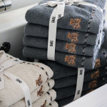 [DAKS] 닥스 솔리드체크 세면 3매 수건 선물세트 : 비엠월드몰