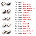 11 10S 5G TYPE NOTE 12 10C 충전기 프라임 커넥터 10 10PCS 11E 충전 플러그 포트 4G Note 10 : 7days어라운드마켓