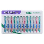 코스트코 일본 선스타 GUM 검 클래식 검칫솔 211 치과 칫솔 12개 세트 작은 헤드 : PM730