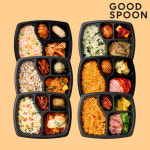 굿스푼 맛있는 밥/반찬 [시즌1] 6종 12팩 가벼운 한끼 야채 건강식단 퀴노아밥 영양도시락 : 굿스푼 다이어트