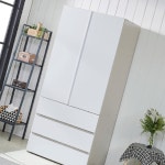 H4486 도어 800 서랍 옷장 2colors : 영점일톤