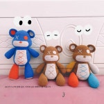 곰인형 뜨개질 대형 뜨개인형 코바늘 만들기 제품 1. 비디오 및 텍스트 설명 : theruri