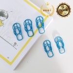 투투 10 개 나막신 집 슬리퍼 모양 종이 클립 색상 재미 있은 카와이 북마크 사무실 Shool 편지지 마킹 H0146 : 맥스엠알오