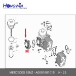 오일 분리기 압력 0001801015 밸브 W220 000 W463 W163 10 400CDI 15 멤브레인 W211 V220 180 5 피스 : 조아라라마켓