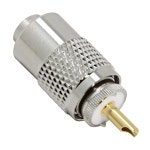 RFAdapter PL 259 커넥터, 리듀서가 장착된 5팩 PL-259 UHF 남성 솔더 커넥터 플러그, RG59, RG8, RG8x, LMR-400, RG-213 동축 케이블... 