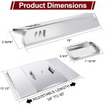 다이나 글로 그릴 DGF510SBP, DGF510SSP, 뒷마당 BY13-101-001-13, BY14-101-001-04, BHG BH13-101-099-01, 조절 가능한 드립... 