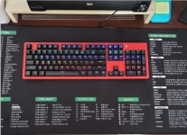 투셀엔 엑셀 단축키 방수 마우스 장패드W800D400 : TOSELLN 투셀멘