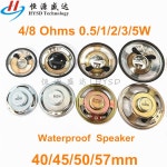 와트 스피커 45MM 초박형 직경 5CM 2W 1W 57MM 3W 5W 8R 50MM 라우드 4R 40MM 4CM 2PCS 방수 1W 8ohm 50MM : 머시마켓12호점