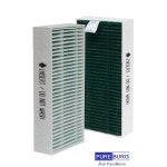 퓨어버그 AAFTMH01 교체 필터, LG 퓨리케어 미니 공기청정기, H13 트루 헤파 4팩과 호환 가능 : 루나펄스