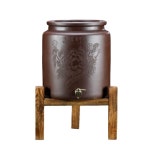 물 항아리 음료 수도꼭지 옹기 카페 차통 차 식당 뷔페 주전자 10L+수도꼭지 : 오렌지밀리