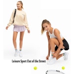 라로프 여성 플리츠 테니스 스커트와 반바지 하이웨이스트 미니 스커트 골프 코트 운동용 픽볼 Black X-Small : 딜리고픽업