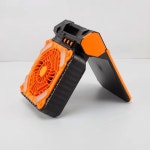 우수한 휴대용 캠핑 조정 광 교환 태양 태양 열 패널 4단 전지 발전 팬 폴리실리콘 냉동 X99 : 데일리픽스마켓