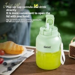 2600MAH 주스컵 3L USB 이중뚜껑 충전 가정용 휴대용 무선 싱글컵 믹서기 1 cup 2 lids 220V : 현우39