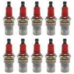 5/10pcs 가솔린 전기 톱 브러시 커터 액세서리 잔디 트리머 부품 M14 1 25 점화 플러그 L7TJC 5pcs : 글로빈고