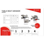 22 스테인레스 스틸 고기 상업용 38 전기 220V 가정용 소시지 분쇄기 스터퍼 : 현우39