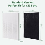 115115 교체 필터 A 사이즈 21, Winix PlasmaWave 5300-2, C535, 6300, 5300, 6300-2, P300, AM90, 9000, 5000B, : 루나펄스