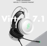 컴퓨터 노트북 학습용 PC방 피시방헤드셋 귀편한 안 아픈 가벼운 USB 게이밍헤드셋 : 신도림테크노마트 세븐컴