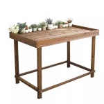 원목화분테이블 다육이 진열대 원예 야외 다용도 탁자 원목화분선반 인테리어 단층 분갈이 맞춤 제작은 로 연락주시기 바랍니다 크다 맞춤 제작은... 