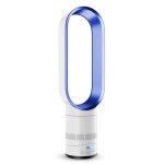 블레이드리스 선풍기, 진동 선풍기, 스탠딩 선풍기, 타워 선풍기, 조용함, 침실 거실 홈 오피스에 적합 (색상 실버) (파란색) : 아트소울z