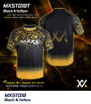 맥스[MAXX] 배드민턴 티셔츠 MXST018 (Black & Yellow)/(White & Blue) : 배드민턴천국