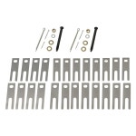 1963-1982 콜벳과 호환되는 하드웨어가 장착된 스테인리스 스틸 트레일링 암 심 키트 녹슬지 않음 : 픽스앤고샵