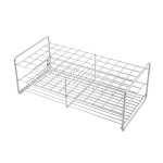 6-302-13 스테인리스 시험관 스탠드 SS18-72 배열 6x12 적응 튜브 Φ18mm : 라보텍