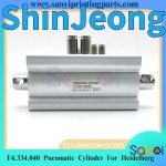 납품전문 1PCS F4.334.040/05 인쇄 공구 부품용 하이델베르그 XL105 공압 실린더 : 신정종합상사S24