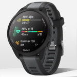 가민 포러너 165 뮤직 러닝 GPS 스마트워치 블랙, 43mm : 가민브랜드샵 코블스포츠