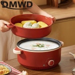 DM 다기능 전기 밥솥 냄비 요리 가열 3L 수프 국수 스틱 빠른 끓는 d No steamer 24cm 3L : 현우39