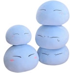 슬라임 만두 베개 귀여운 쿠션 배게 주변 선물 잠자는 봉제 모찌 낮잠 인형 인형 애교템 핫템 10cm 홀더 끈 : 바이존투