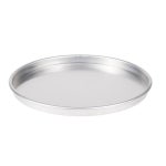 소로 에센셜 - 12인치 x 1인치 깊이 알루미늄 스트레이트 사이드 피자 팬 1.5mm 두께 - 주방 베이크웨어 피자 베이킹 팬 오븐용 원형 피자 팬... 