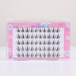 아이하라 가로5줄 노글루 큐티래쉬 부분속눈썹 원터치 가닥 속눈썹 : 아이하라