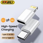 바닐라무역NNBILI USB C-Lightning 어댑터 iOS 남성-타입 C 여성 변환기  14 13 PC Macbook 고속 충전 어댑터 : 바닐라상점