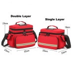 DOUBLE LAYER MEDICAL EMERGENC EMPTY FIRST BAG AID Single Layer : 제이유유스토어