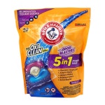 (오플닷컴) 암 앤 해머 플러스 옥시클린 위드 냄새 제거 5in1 파워 세탁 팩 프레시 버스트 42팩 : 비타코어