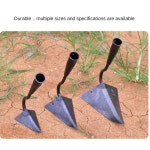 가정용 야채 심기 작은 삼각 고랑 괭이 농장 괭이 토양 괭이 도구 삼각형 선회 농지 Small : 오토부스터 마켓