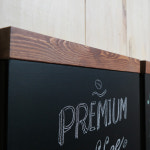 원목바 입체형 카페 메뉴판 제작 식당 미용실 디자인 만들기 분필포함 : 위대한형제