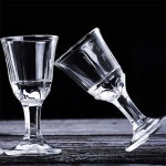 유리잔 6pcs 잔 작은 10ml 유리 와인 Drinkware 디스펜서 투명 용량 영혼 : 코알라아홉