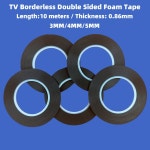 4MM 5MM 10 미터 양면 접착 테이프 LCD 화면 TV 프레임리스 경계선없는 곡선 0.86mm m 10m : 글로샵88