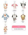 산리오 키링 액세서리 니키 콜라보 키홀더 헬로키티 시나모롤 쿠로미 마이멜로디 : 도쿄어썸라이프