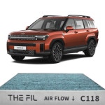 [Santa Fe] 더필 PM0.3 자동차 활성탄 에어컨 필터 싼타페 MX5 118, 2개 : DH Mobility