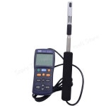 기존 TES-1341 풍속 측정기 USB 인터페이스 및 소프트웨어 습도 테스터가 포함된 열선 0.1 ~ m/s : 더코람