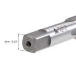 uxcell G1/4-19 파이프 나사산 탭, 기계 나사산 탭, 오른손, HSS 코팅되지 않은 스트레이트 플루트, H2 내성 G1/8-28 : 모드리삼